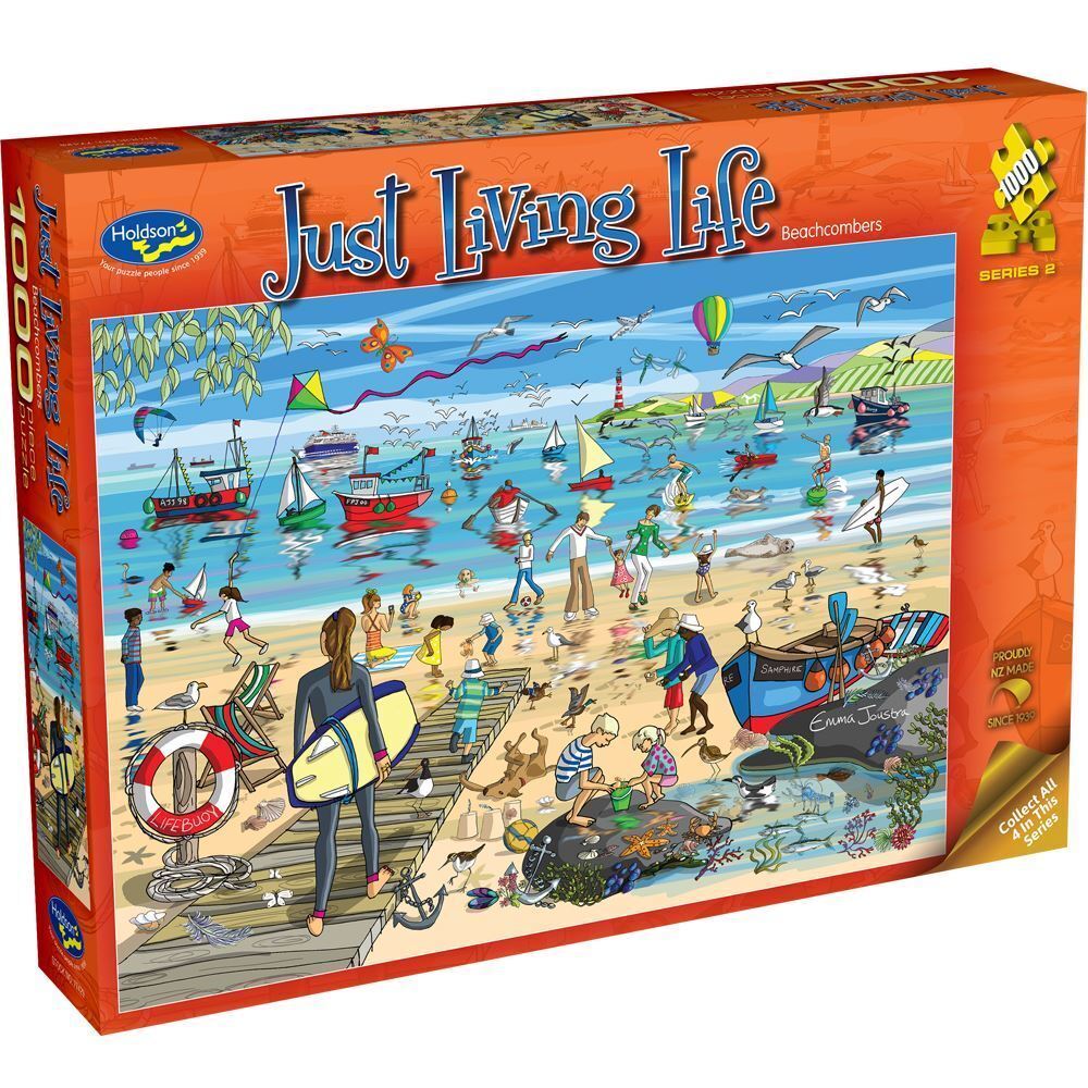 1000 Piece Jigsaw - Beachcombers-Yarrawonga Fun and Games