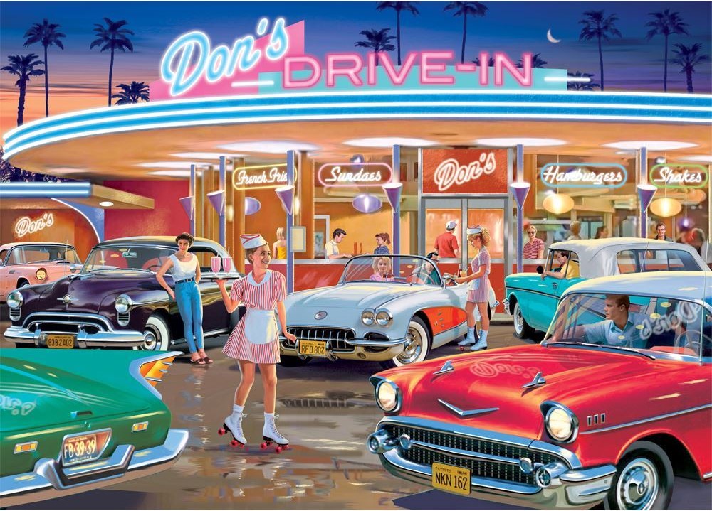 1000 Piece Jigsaw - Don's Drive In