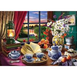 1000 Piece Jigsaw - Evening Tea Party-Yarrawonga Fun and Games