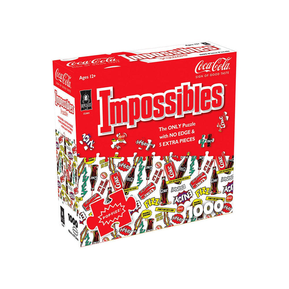 1000 Piece Jigsaw - Impossibles Coca-Cola Pop Fiz-Yarrawonga Fun and Games.