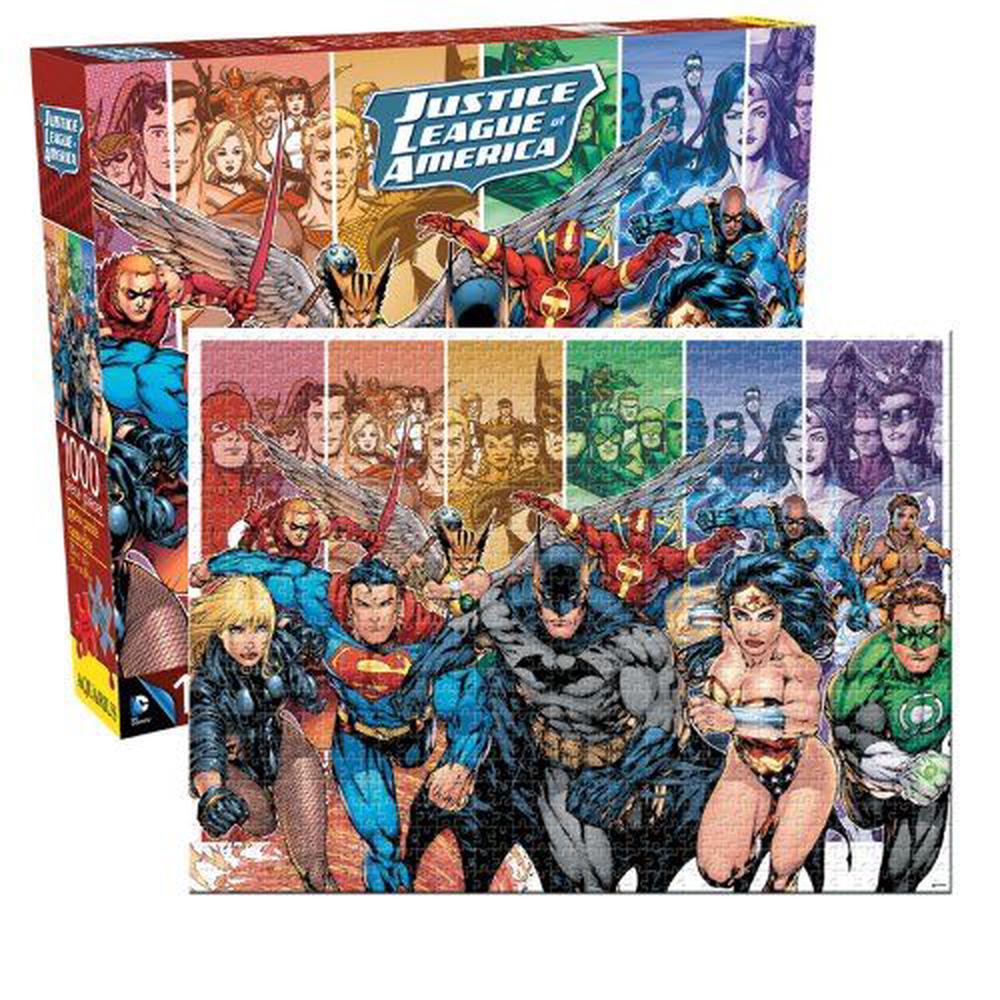 1000 Piece Jigsaw - Justice League of America-Yarrawonga Fun and Games