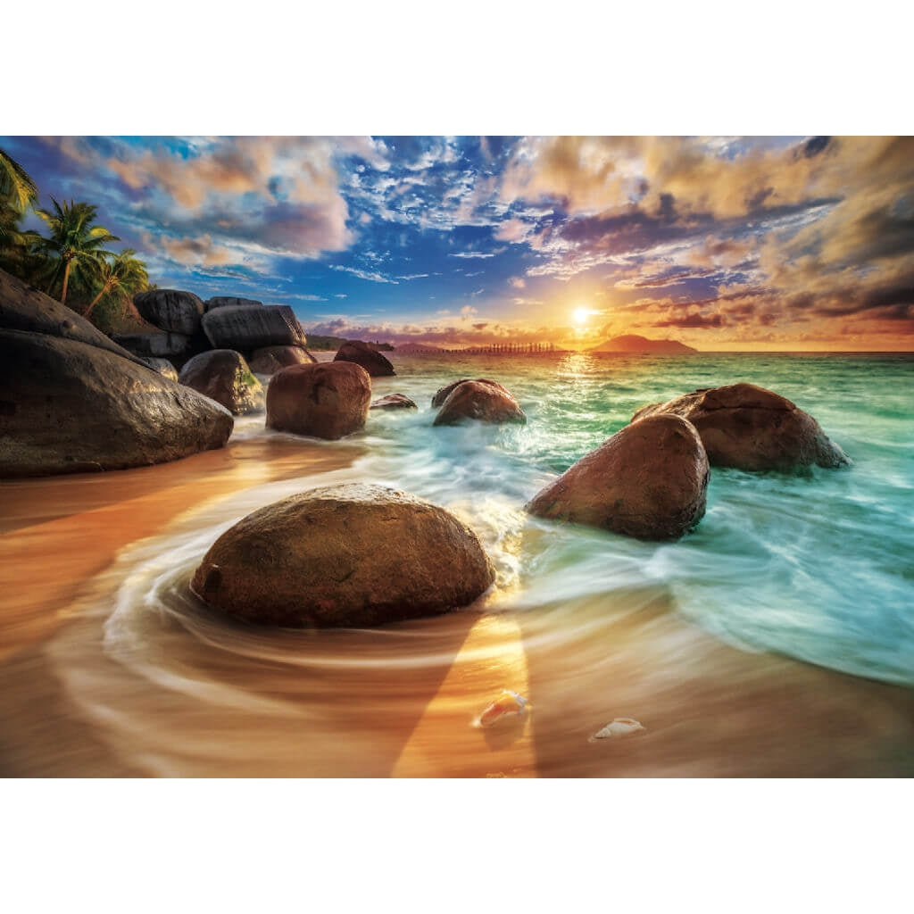 1000 Piece Jigsaw - Sunset Beach-Yarrawonga Fun and Games