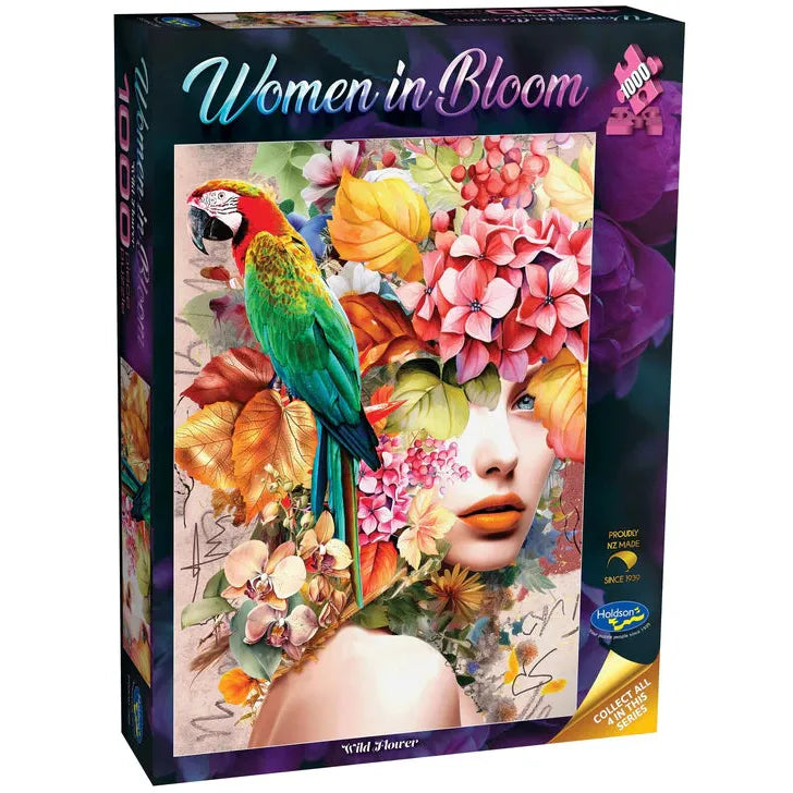 1000 Piece Jigsaw - Women in Bloom - Wild Flower-Yarrawonga Fun and Games