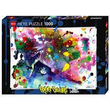 Jigsaw 1000 pieces – Free Colour Meow-Yarrawonga Fun and Games