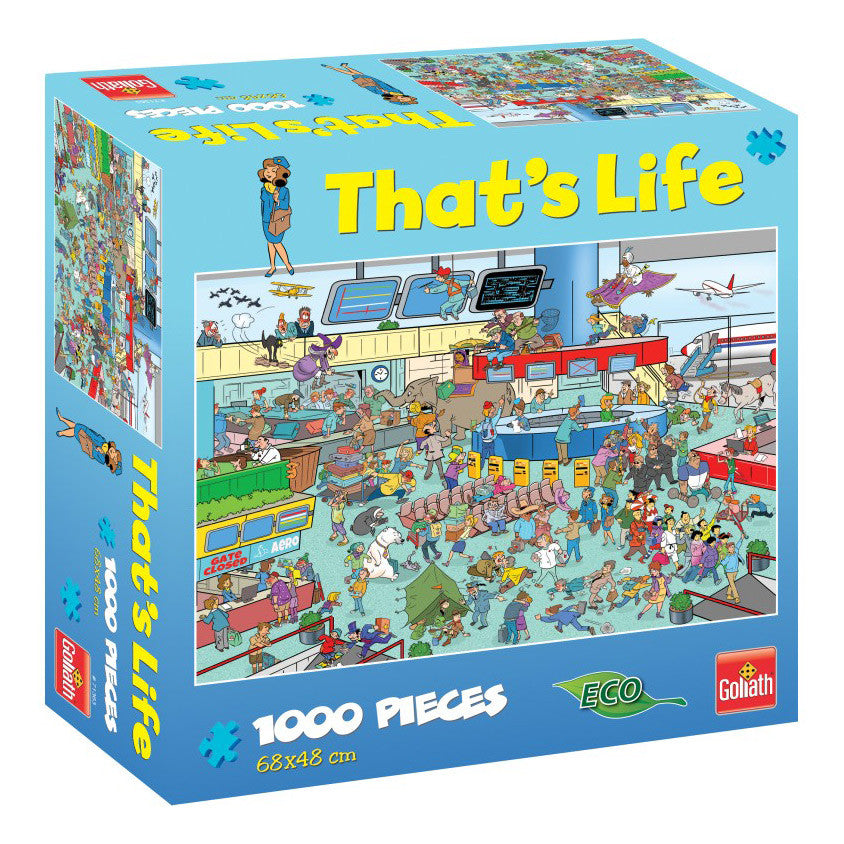 1000 piece Jigsaw -Thats Life - Airport-Yarrawonga Fun and Games