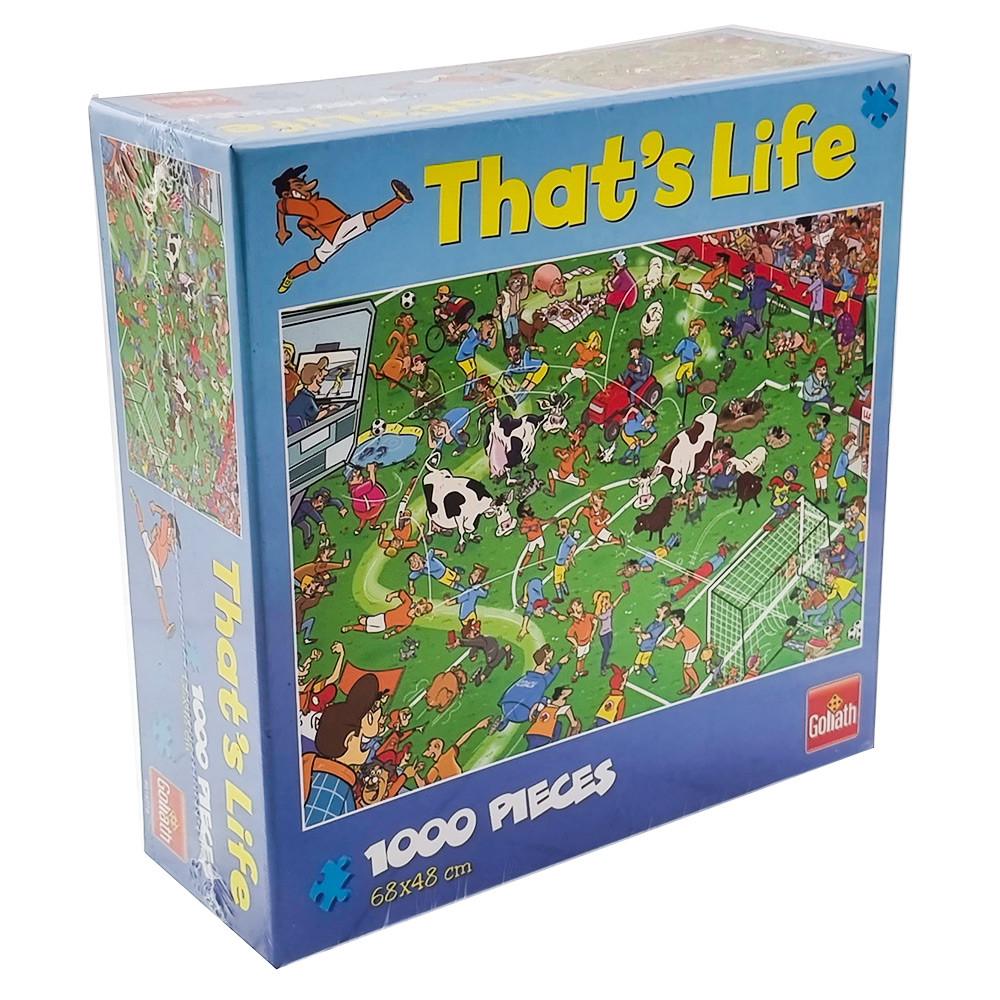 1000 piece Jigsaw -Thats Life - Football-Yarrawonga Fun and Games