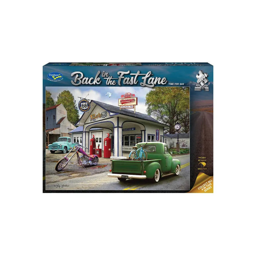 1000 piece Jigsaw - Time for Gas-Yarrawonga Fun and Games