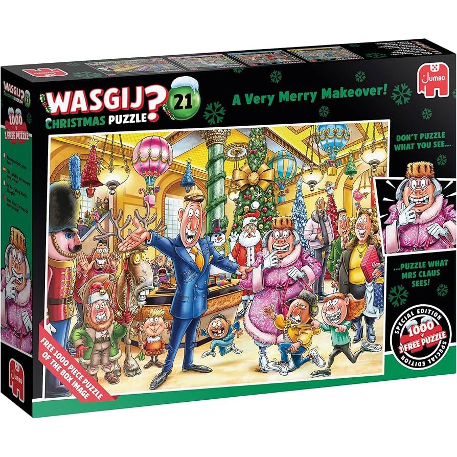 1000 piece Jigsaw – Wasgij Christmas #21-Yarrawonga Fun and Games