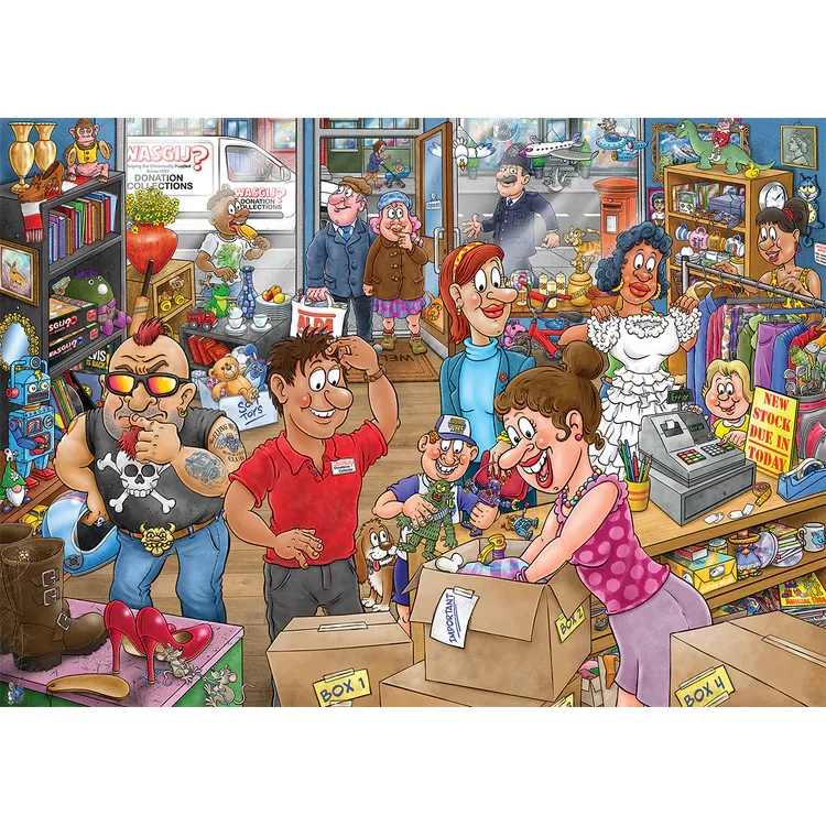 1000 piece Jigsaw – Wasgij Mystery #29-Yarrawonga Fun and Games