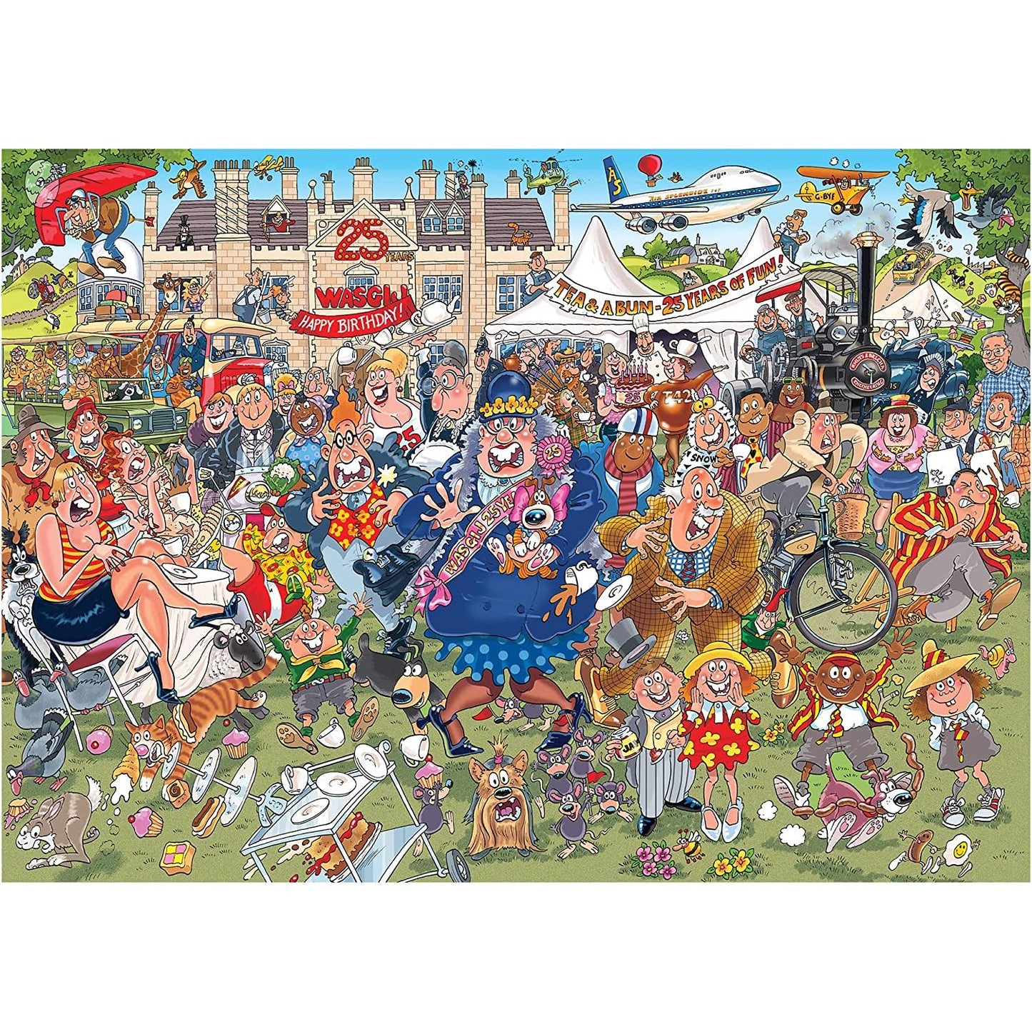 1000 piece Jigsaw – Wasgij Original #40-Yarrawonga Fun and Games