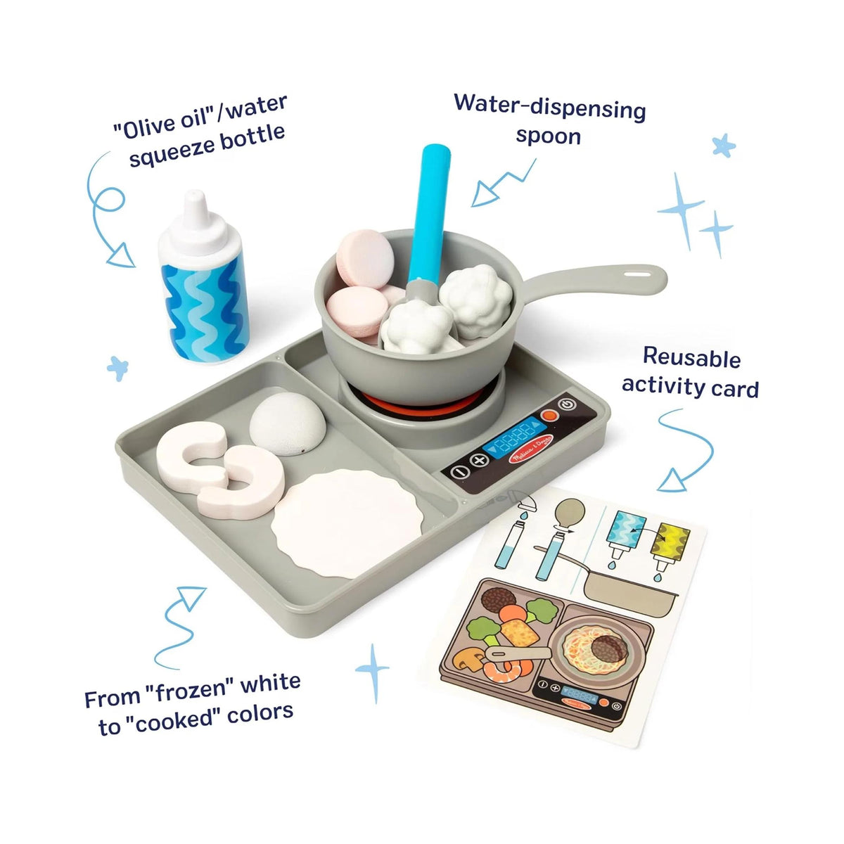 19 Piece Stove Top Play Set