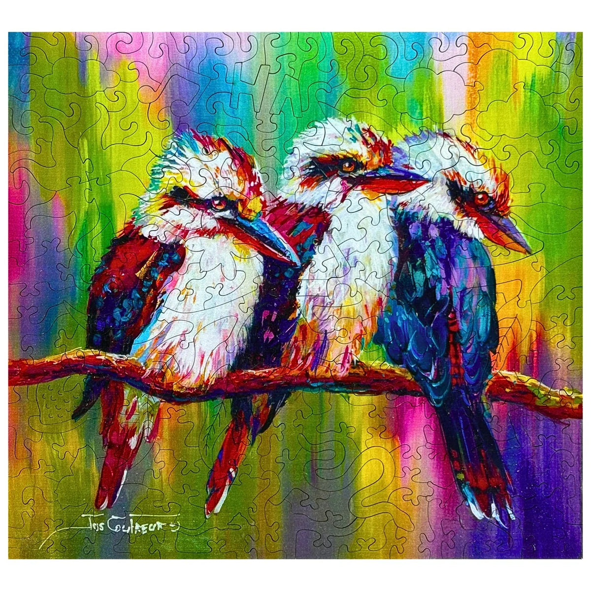 194 Piece Wooden Jigsaw - Kookaburra-Yarrawonga Fun and Games