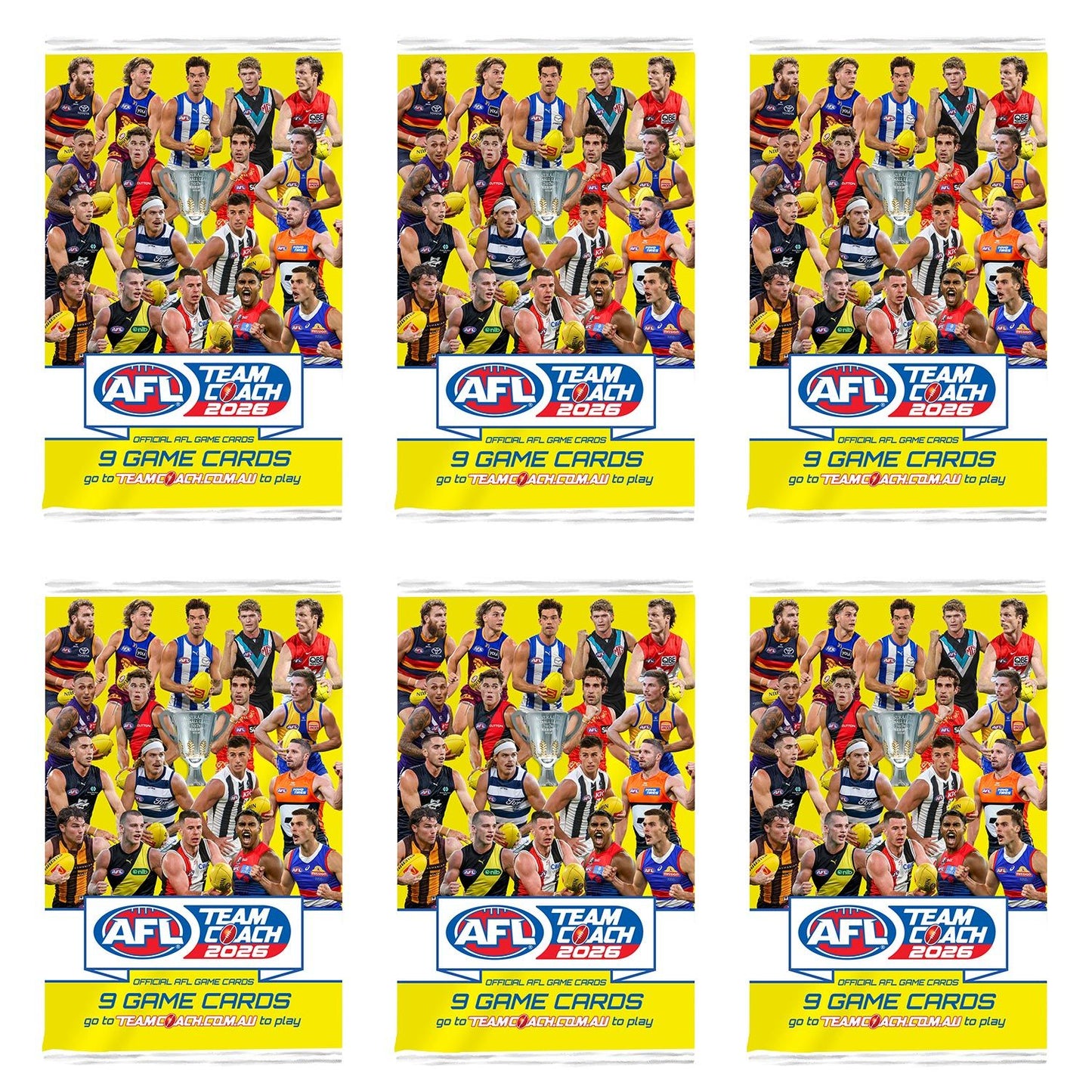 Team Coach Footy Cards 2026 Booster-Yarrawonga Fun and Games
