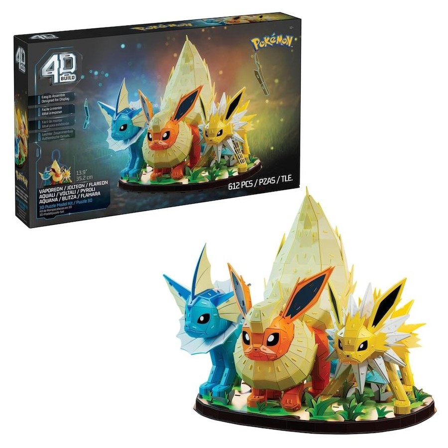4D Pokemon Evoloution - Vaperon/Jolteon/Flareon