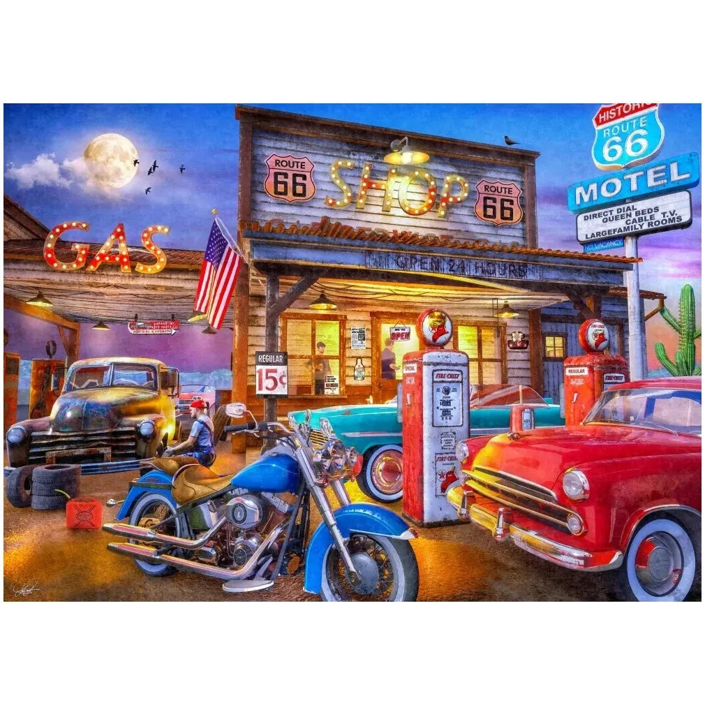 500 XL Piece Jigsaw - Old Southern Gas-Yarrawonga Fun and Games