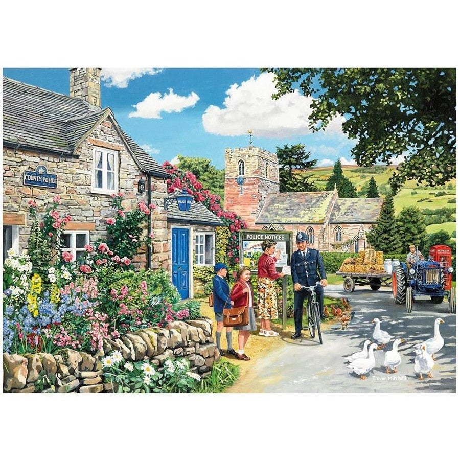 500 XL Piece Jigsaw - The English Village - The Police House-Yarrawonga Fun and Games