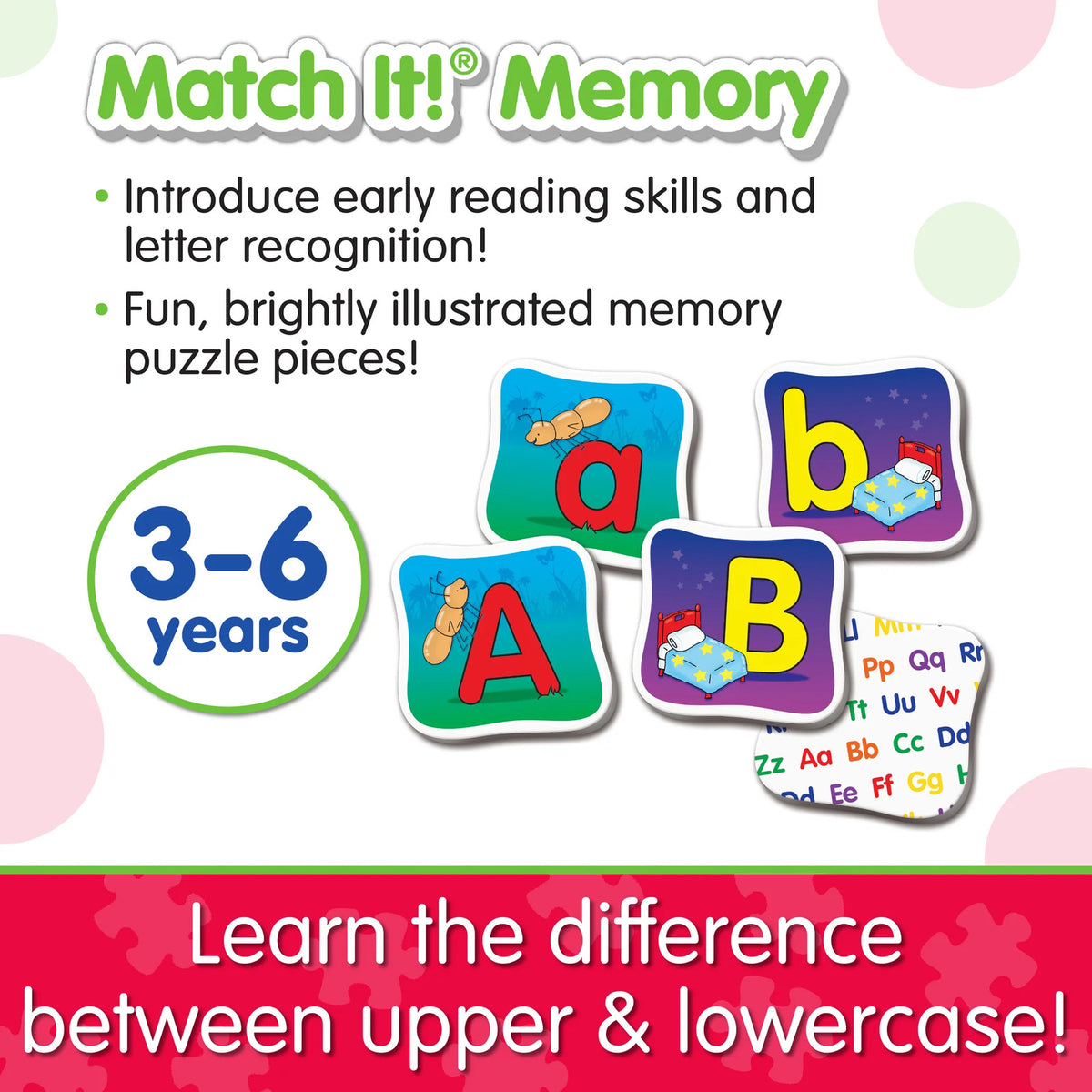 Alphabet Memory - Matching Game-Yarrawonga Fun and Games