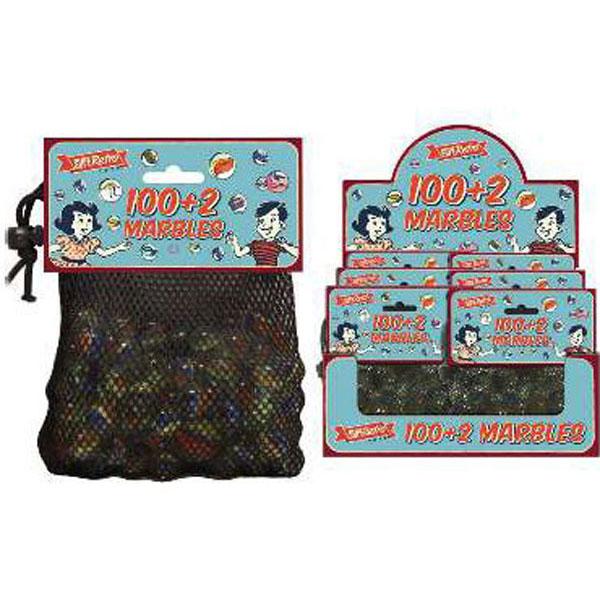 Bag of 100+2 Marbles-Yarrawonga Fun and Games