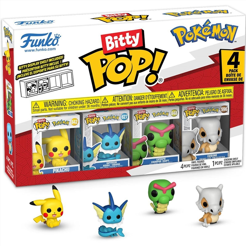Bitty Pop - 4 Pack Pokemon-Yarrawonga Fun and Games