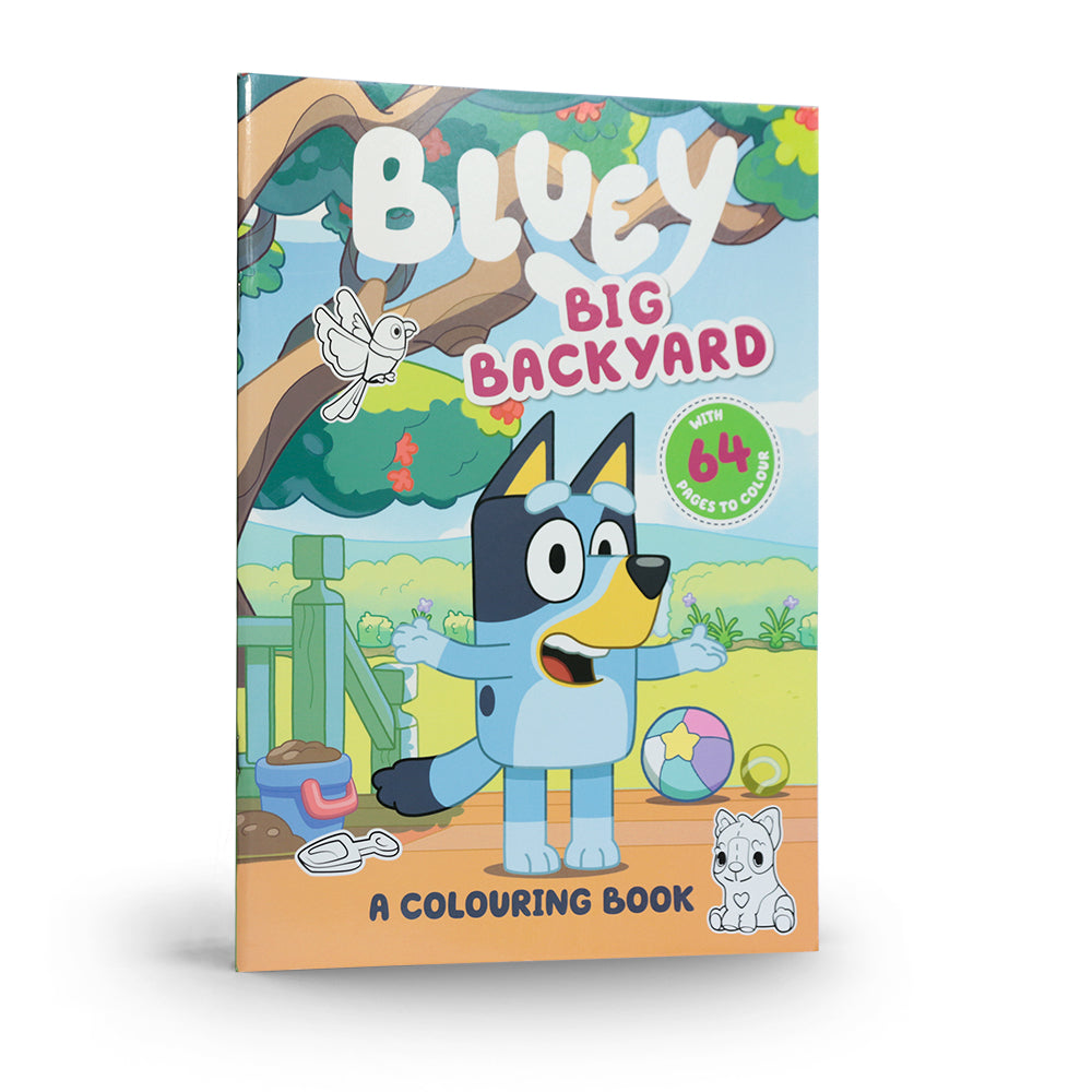 Bluey Big Backyard Colouring Book-Yarrawonga Fun and Games