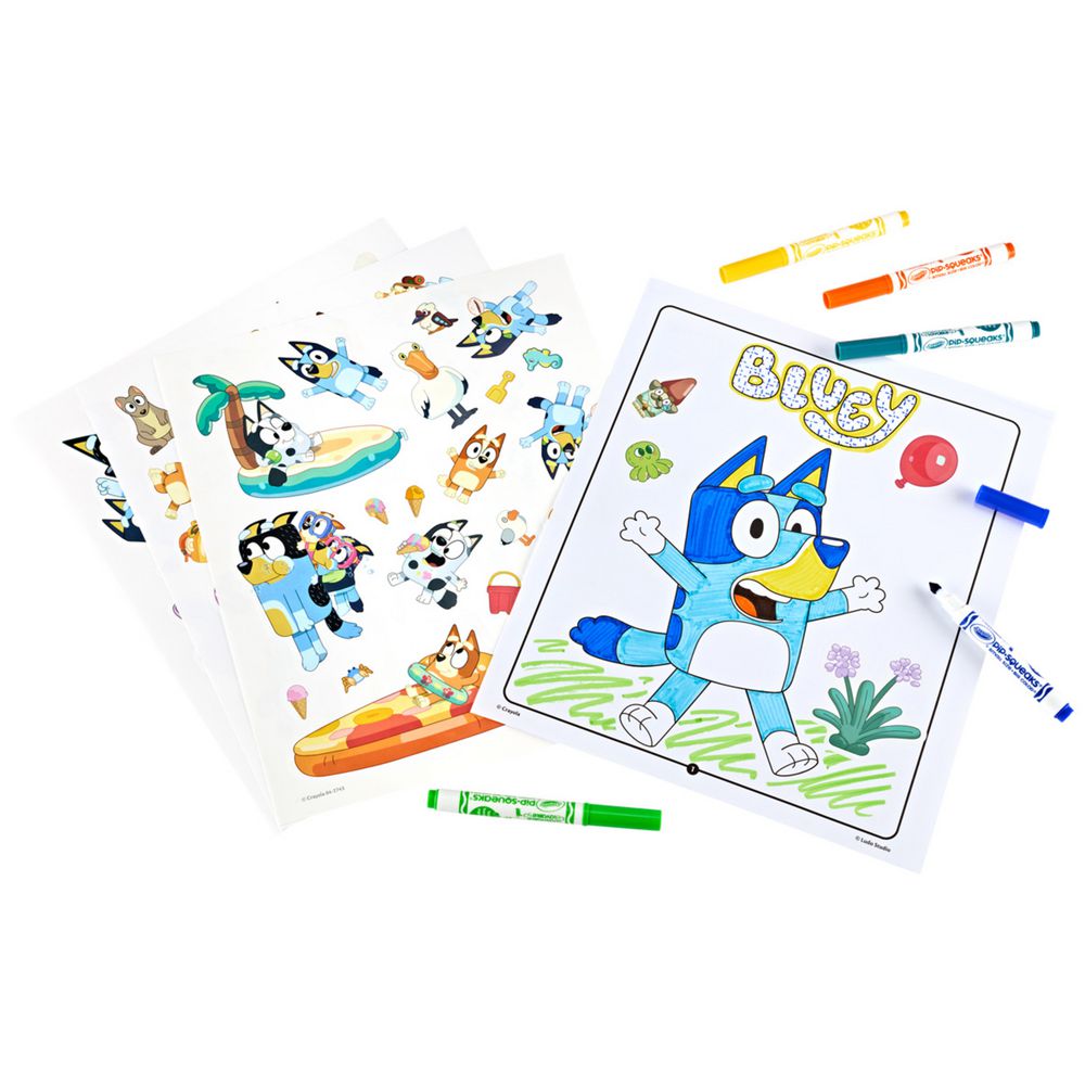 Bluey Colour and Sticker Activity Set