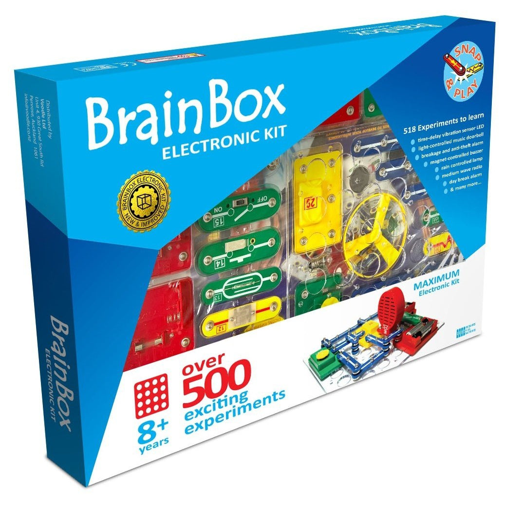 Brain Box Electronics Kit - Over 500 Experiments-Yarrawonga Fun and Games