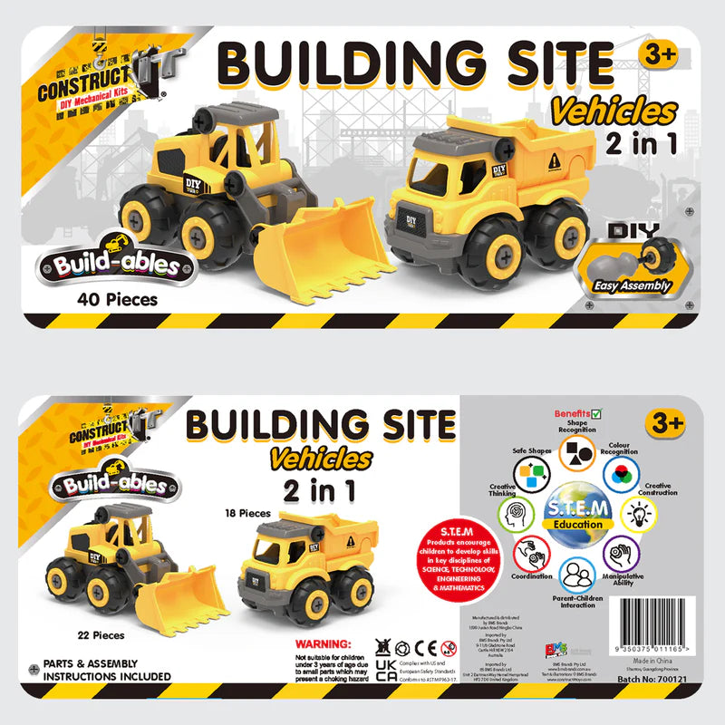 Building Site - 2 in 1 Construction set-Yarrawonga Fun and Games