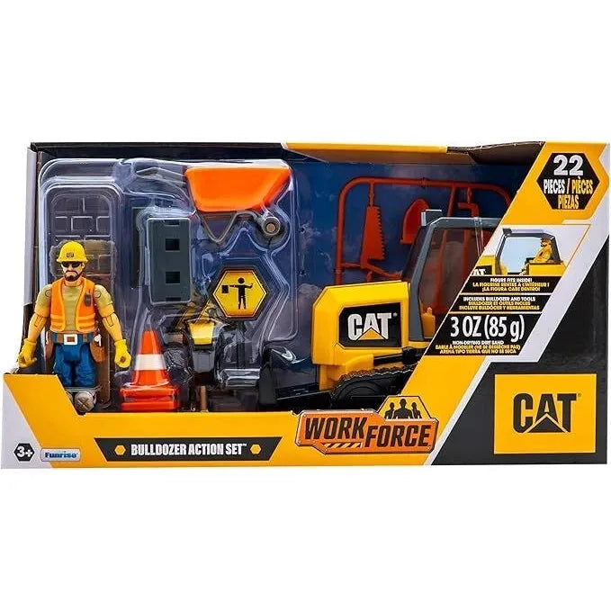 CAT Workforce Playset - Various-Bulldozer-Yarrawonga Fun and Games