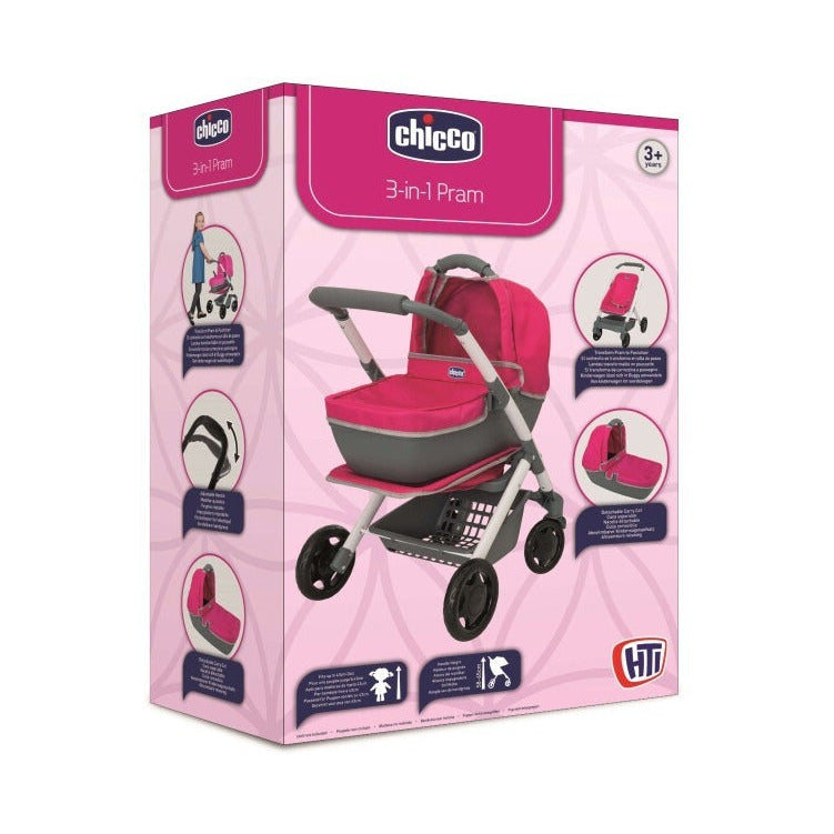 Chicco 3 in 1 Pram-Yarrawonga Fun and Games