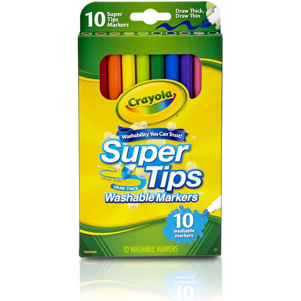 Crayola Washable Markers 10 pack-Yarrawonga Fun and Games.