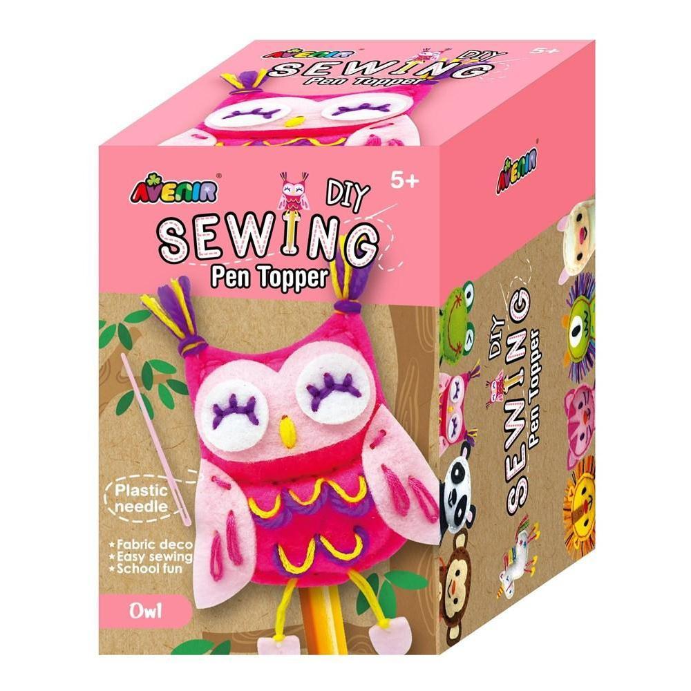 DIY Sewing Kit Pen Toppers - Various-Owl-Yarrawonga Fun and Games