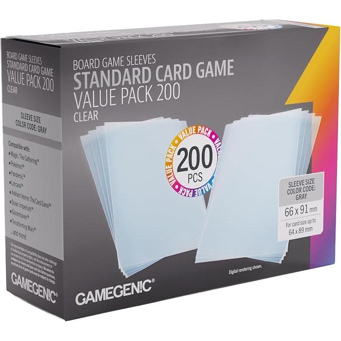 Deck Protector 200 Sleeves - Clear-Yarrawonga Fun and Games