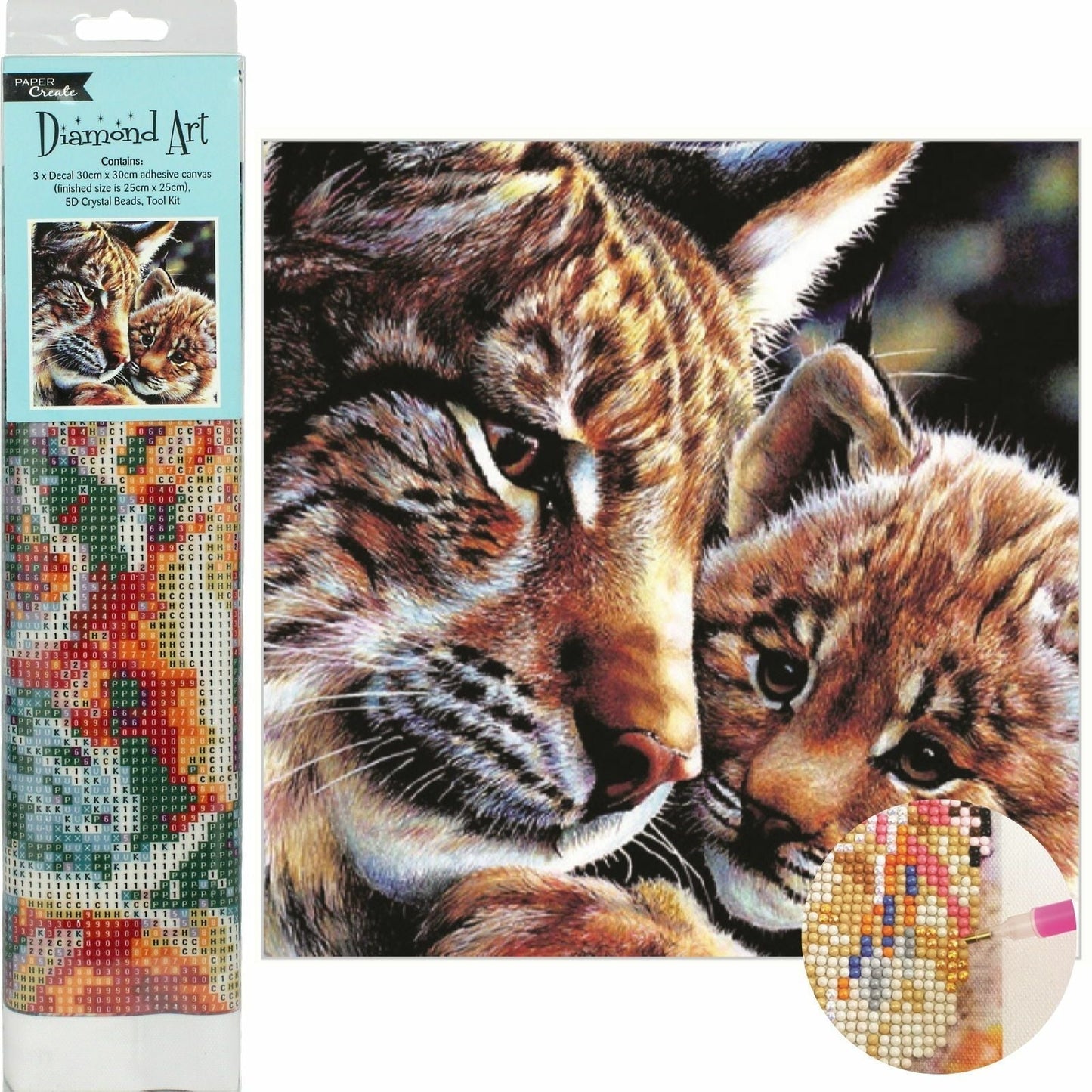 Diamond Art Tiger and Cub-Yarrawonga Fun and Games