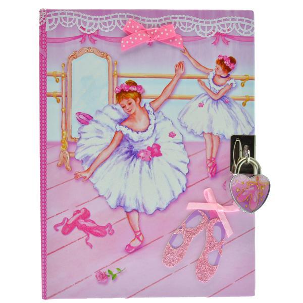 Diary - w/ lock & key - Ballerina-Yarrawonga Fun and Games