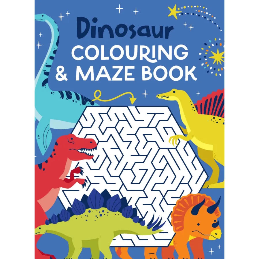 Dinosuar Colouring and Maze Book-Yarrawonga Fun and Games
