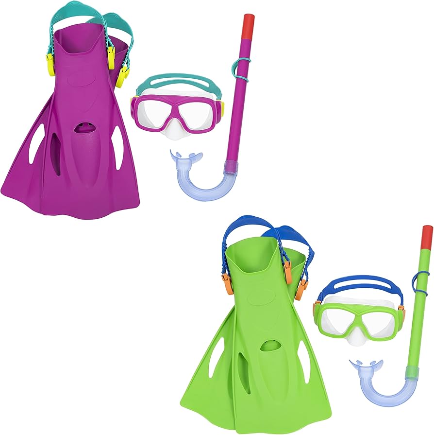 Dive Set - Mask, Snorkel and Fins-Yarrawonga Fun and Games