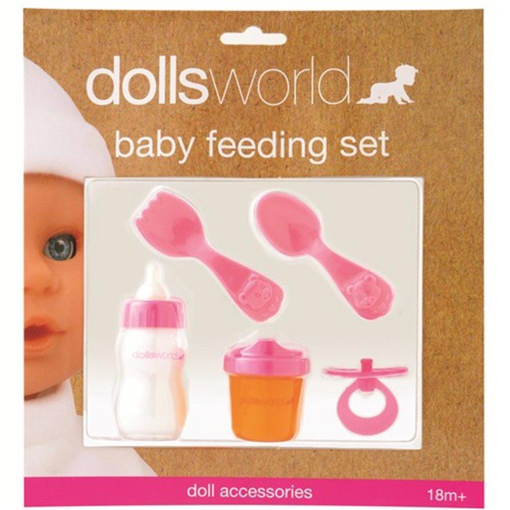Dolls World Baby Feeding set-Yarrawonga Fun and Games