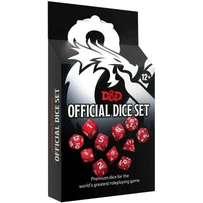 Dungeons and Dragons Official Dice Set-Yarrawonga Fun and Games