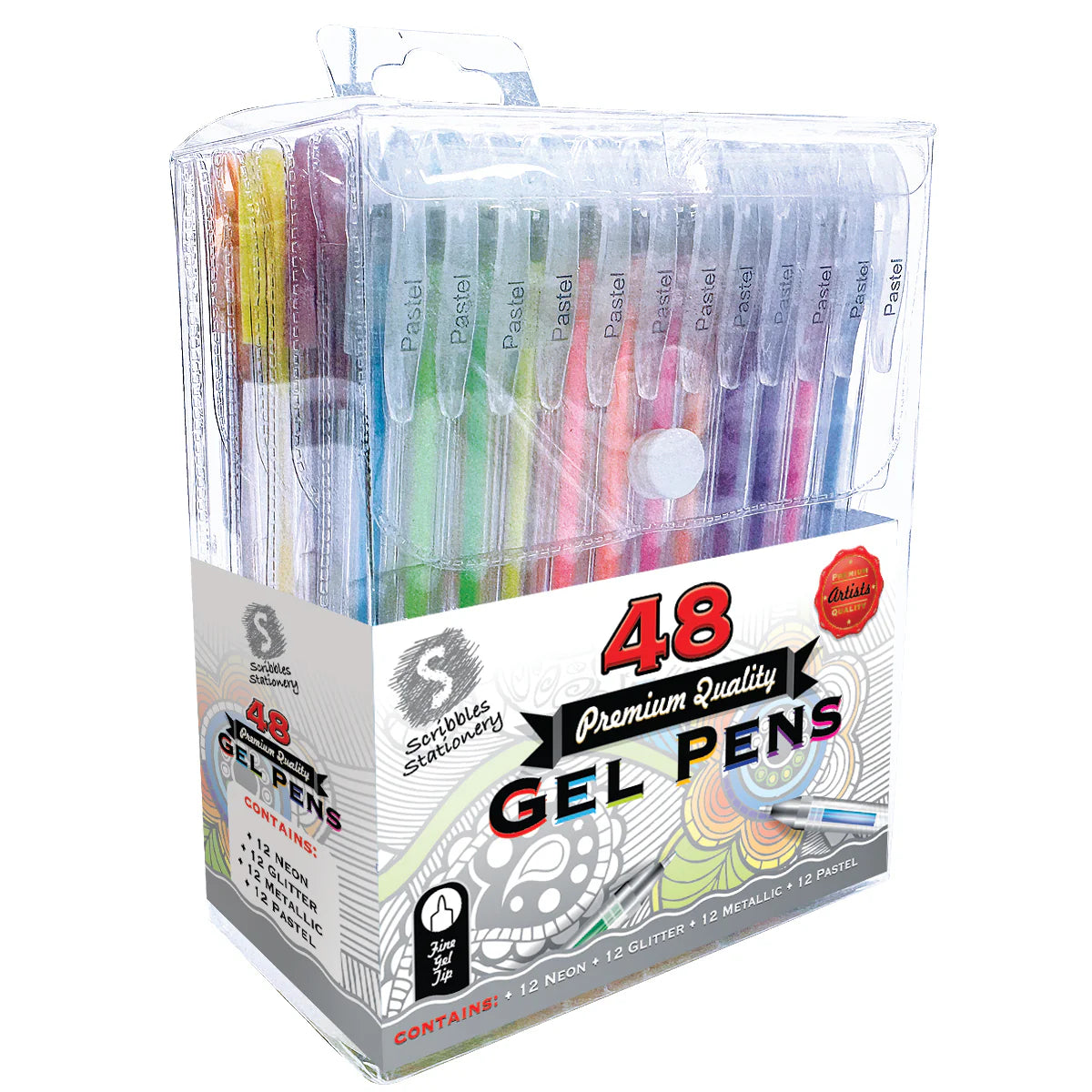 Gel Pens - 48-Yarrawonga Fun and Games