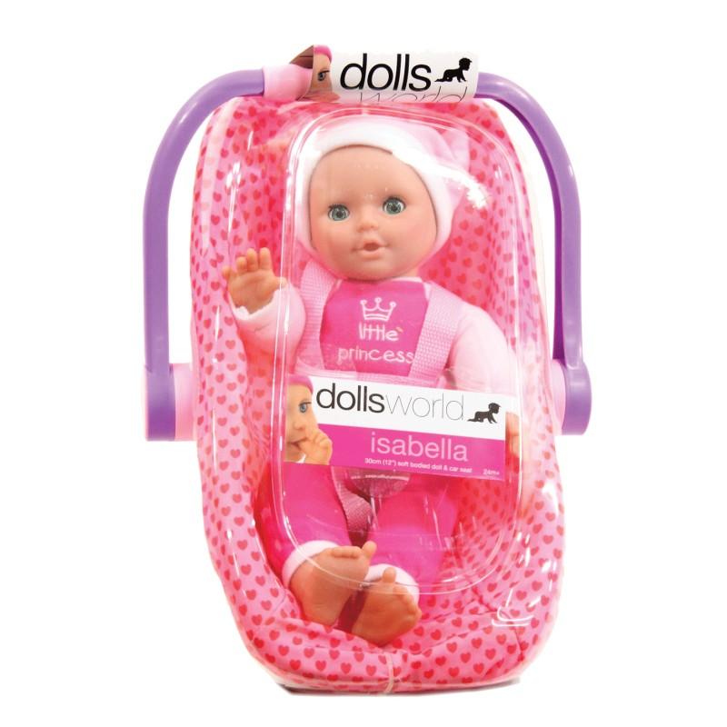 Isabella Doll in Car Seat-Yarrawonga Fun and Games