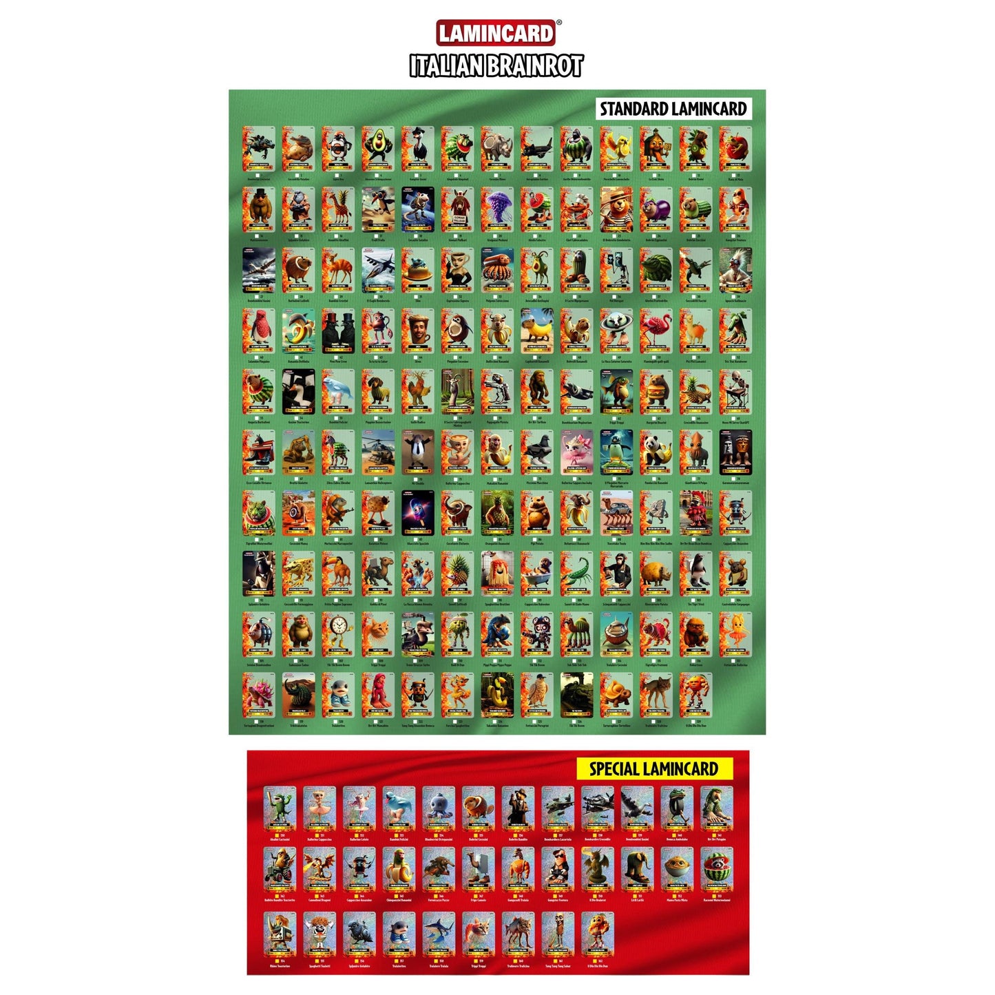 Lamicard Italian Brainrot Card Packet-Yarrawonga Fun and Games