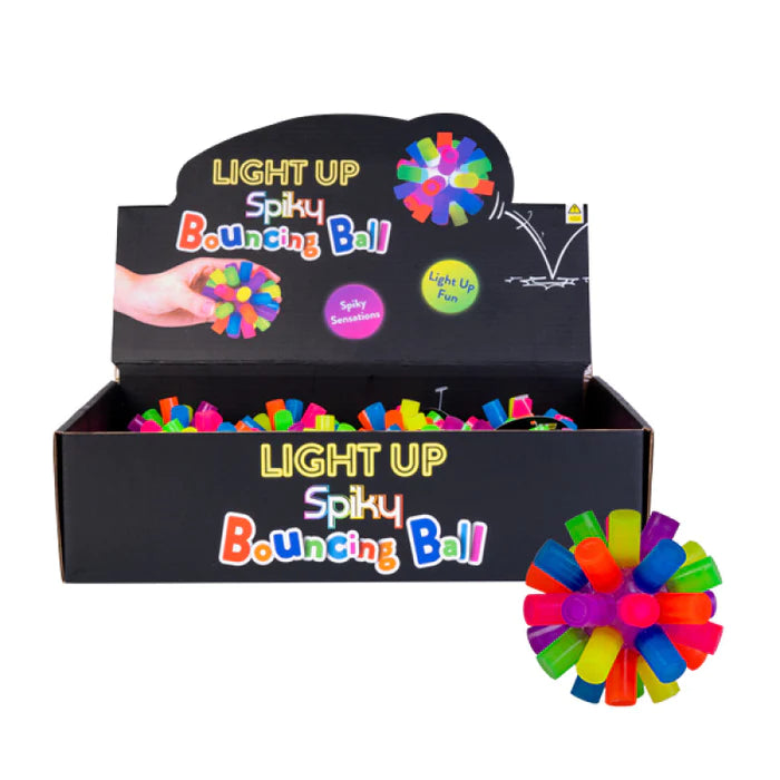 Light Up Spikey Bouncing Ball-Yarrawonga Fun and Games