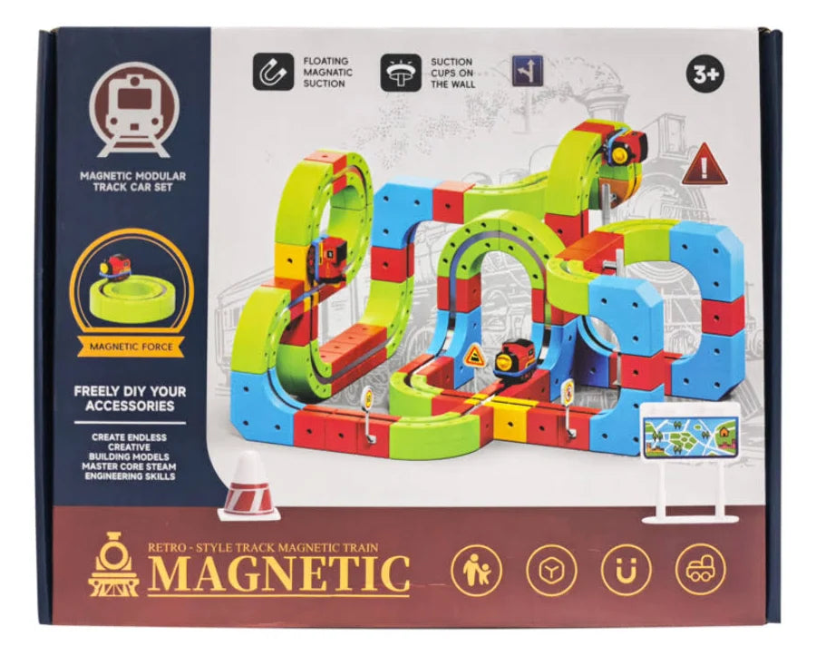 Magnetic Train Set - 95 Pieces