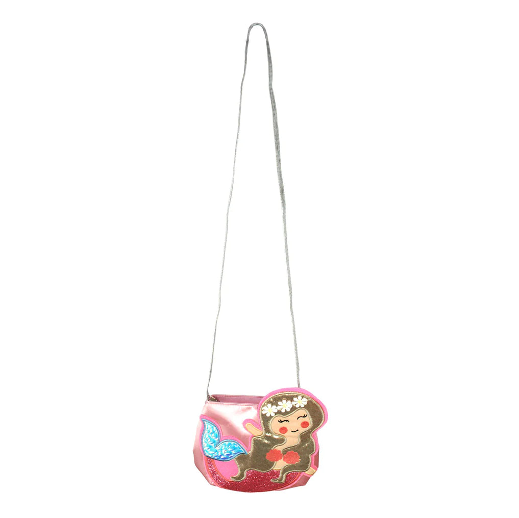 Mermaid Wishes Shoulder Bag-Pink-Yarrawonga Fun and Games