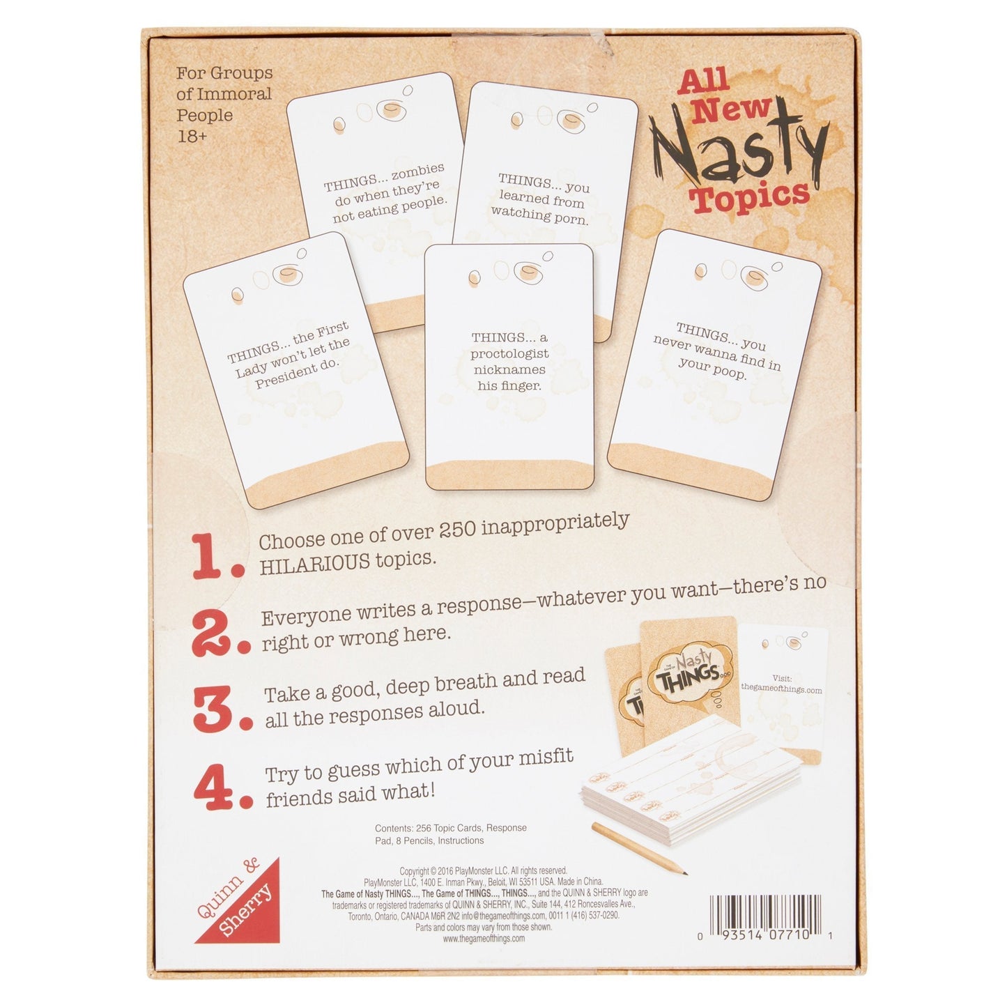 Nasty Things Game-Yarrawonga Fun and Games