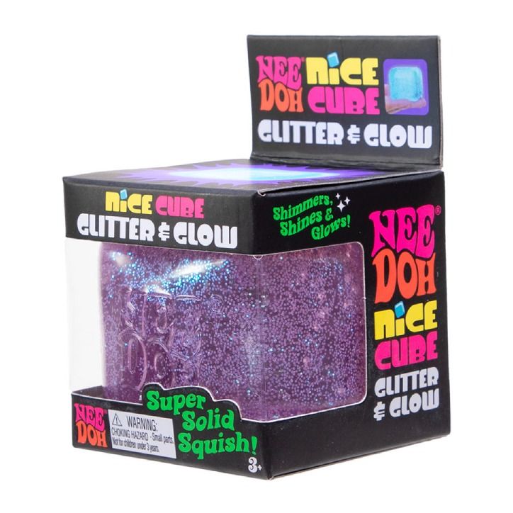 Nee Doh - Nice Cubes Glitter and Glow-Yarrawonga Fun and Games
