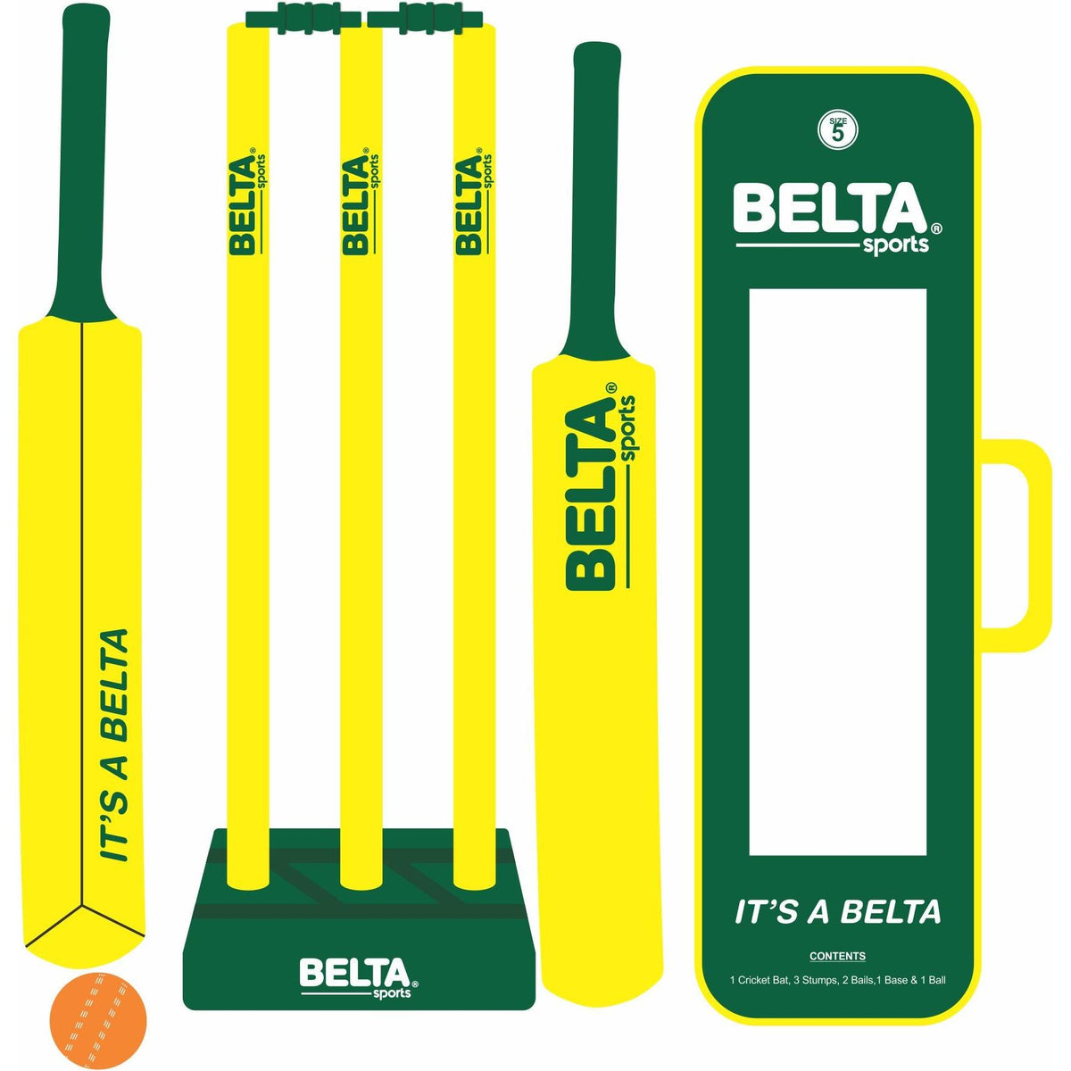 PVC Beach Cricket Set-Yarrawonga Fun and Games