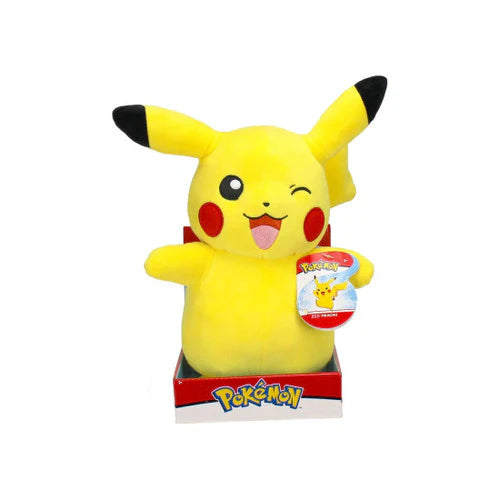Pokemon - Pikachu winking - 12 Inch Plush-Yarrawonga Fun and Games