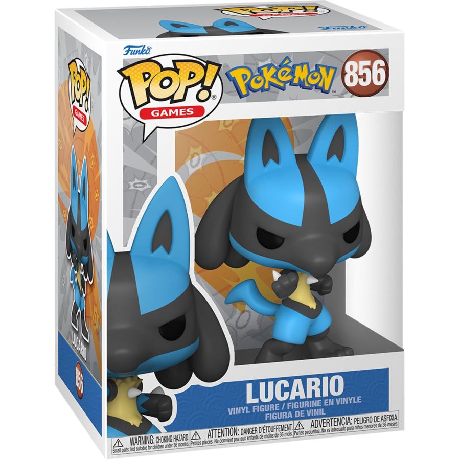 Pop Vinyl - Pokemon - Lucario - 856-Yarrawonga Fun and Games