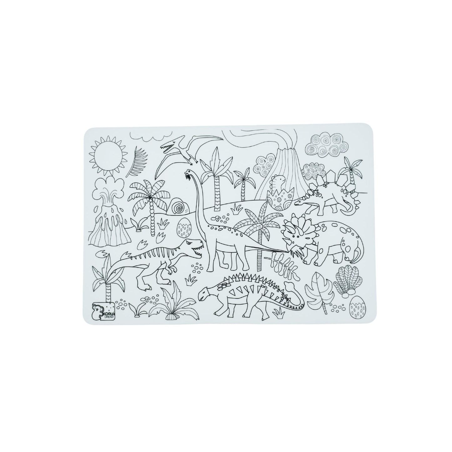 Reusable Drawing Mat - Dinosaurs-Yarrawonga Fun and Games